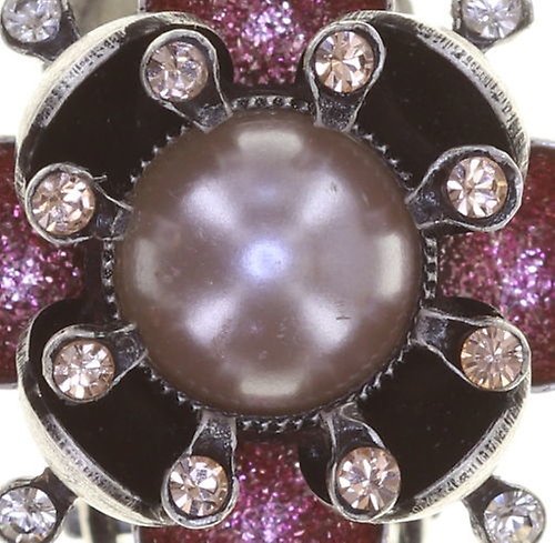 image for Earring Clip Petit Fleur de Bloom Rosy Kiss Beige 