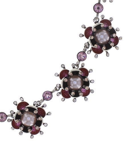 image pour Collier Collier Petit Fleur de Bloom Baiser Rosé Beige 