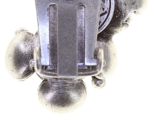 image pour Boucles d'oreilles Clip Petit Fleur de Bloom Sorbét Menthe Blue 