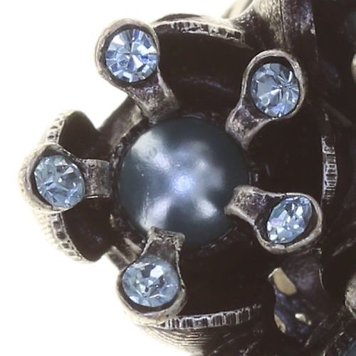 image for Earring Clip Petit Fleur de Bloom Mint Sorbet Blue 