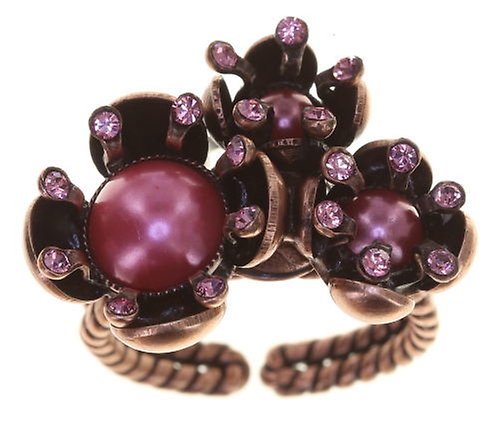 image for Ring Petit Fleur de Bloom Pink Delight Pink 