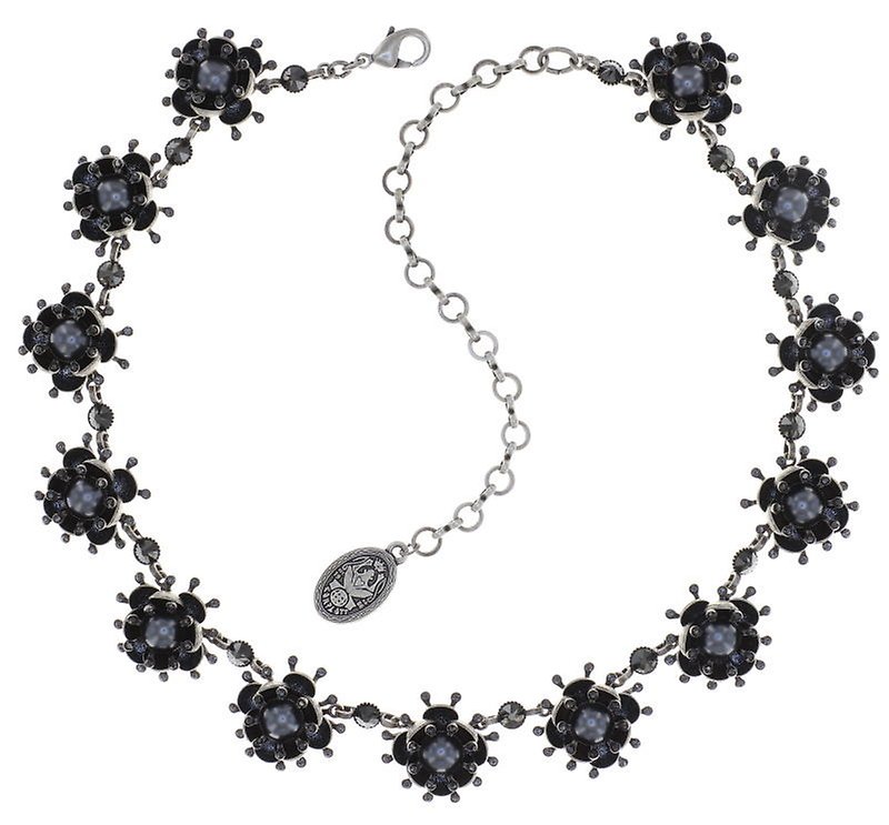 image for Necklace Collier Petit Fleur de Bloom Carbon Bloom Black 
