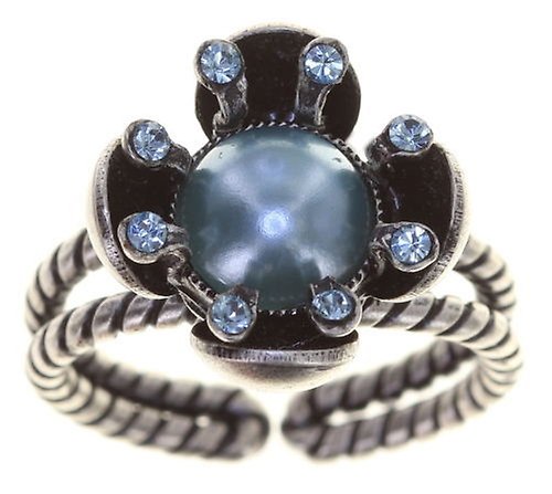 image for Ring Petit Fleur de Bloom Mint Sorbet Blue 