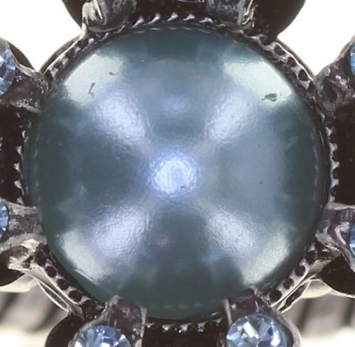 image for Ring Petit Fleur de Bloom Mint Sorbet Blue 