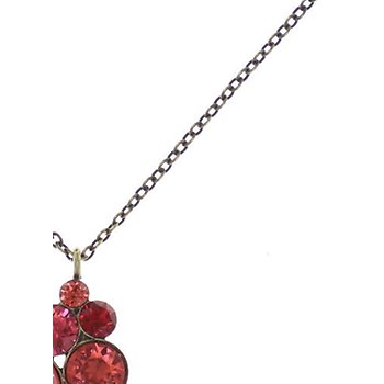 image for Necklace pendant Petit Glamour kiss coralline 