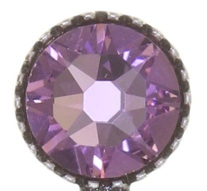 image pour Clou d'oreille pendant Pearl Shadow Rose light amethyst 