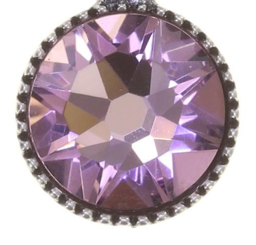 image pour Clou d'oreille pendant Pearl Shadow Rose light amethyst 