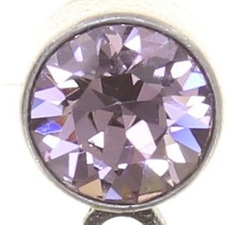 image pour Clou d'oreille pendant Pearl Shadow Rose light amethyst 