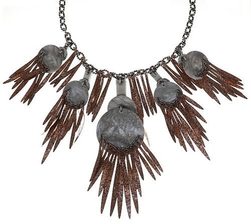 image for Necklace Collier Global Glam copper blue  