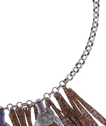 image for Necklace Global Glam copper blue  