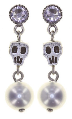 Bild für Ohrstecker baumelnd Pirates in Paris Grau smoky mauve 