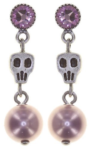 Bild für Ohrstecker baumelnd Pirates in Paris Pink Heller Amethyst 