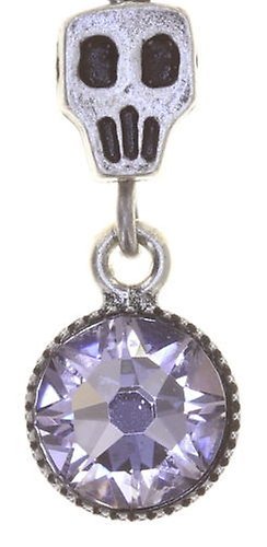 image for Earring Stud Dangling Pirates in Paris Grey smoky mauve 