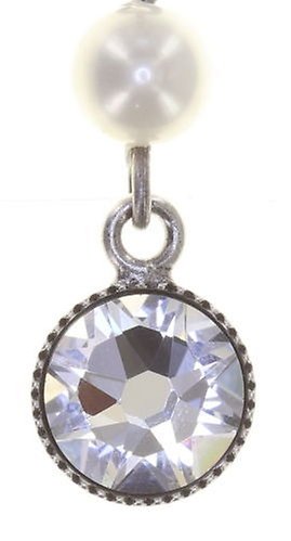 image pour Clou d'oreille pendant Pirates in Paris Blanc crystal 