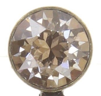 image pour Clou d'oreille pendant Pirates in Paris Marron crystal golden shadow 