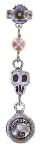 image for Earring Stud Dangling Pirates in Paris Pink light amethyst 