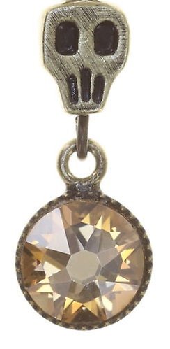 image pour Clou d'oreille pendant Pirates in Paris Marron crystal golden shadow 