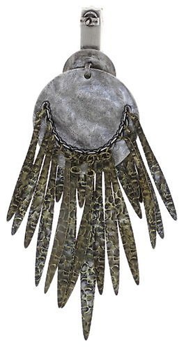 image for Earring Stud Dangling Global Glam crystal on brass  