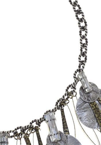image for Necklace Collier Global Glam crystal on brass  