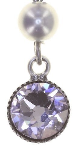 image for Earring Stud Dangling Pirates in Paris Grey smoky mauve 