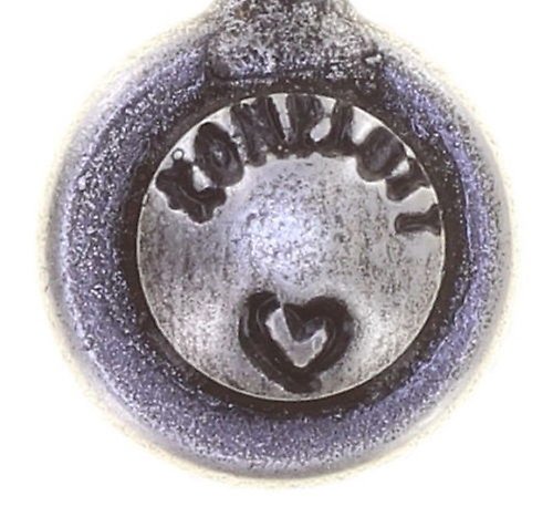 image for Earring Stud Dangling Pirates in Paris Grey smoky mauve 