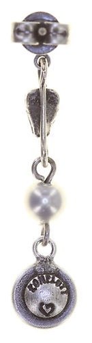 image pour Clou d'oreille pendant Pirates in Paris Gris smoky mauve 