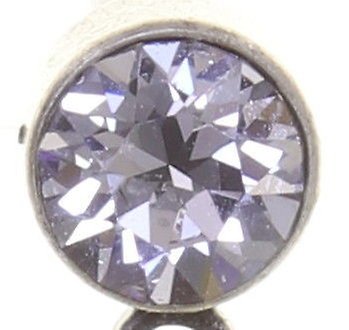 image pour Clou d'oreille pendant Pirates in Paris Gris smoky mauve 