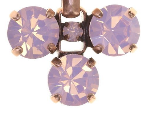 image for Earring Stud Dangling Industrial Rose Water Opal  