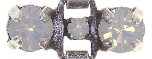 image for Earring Stud Dangling Industrial White Opal white small