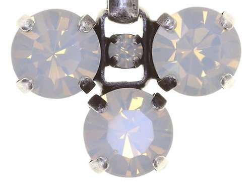 image pour Boucles d'oreilles Eurowire pendantes Industrial Opale Blanc white 