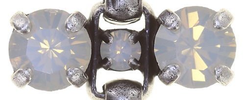 image for Earring Eurowire Dangling Industrial White Opal white 