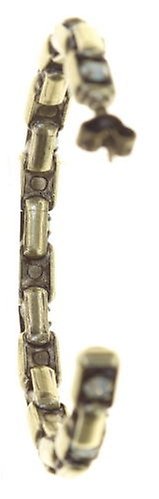 image for Creole Earrings Industrial Chrysolite Opal Green 