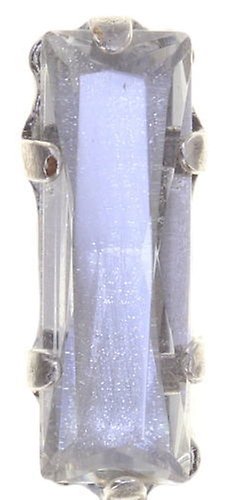 image pour Clou d'oreille pendant Mix the Rocks Blanc Cristal white 