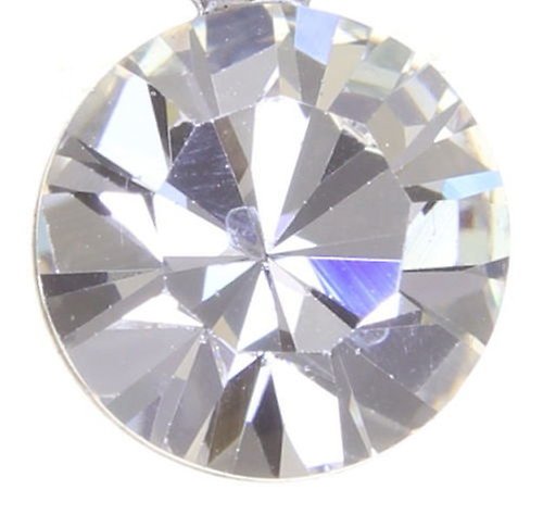 image for Earring Stud Dangling Mix the Rocks Crystal White white 