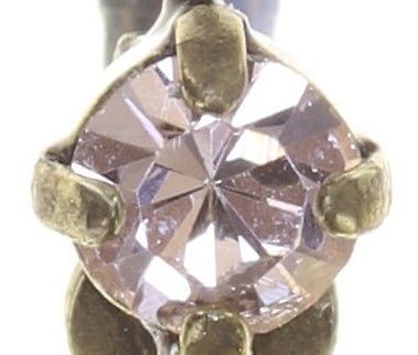 image pour Boucles d'oreilles Eurowire pendantes Mix the Rocks Rose Cristal Beige 