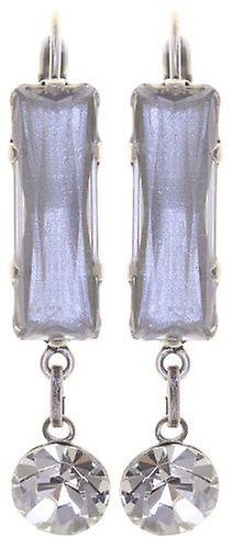 image for Earring Eurowire Dangling Mix the Rocks Crystal White white 