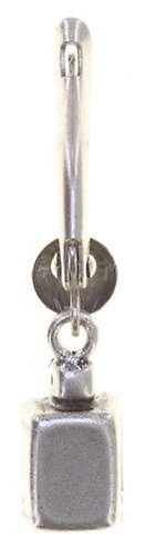 image for Earring Dangling Mix the Rocks Crystal White white 