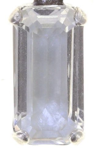 image for Earring Dangling Mix the Rocks Crystal White white 