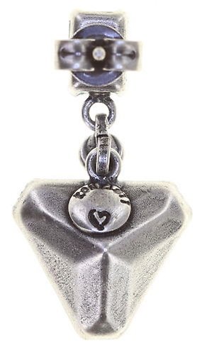 image for Earring Stud Dangling Mix the Rocks Crystal White white 