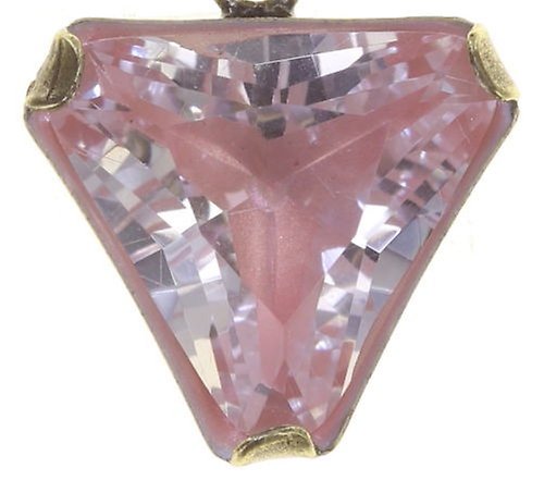 image for Earring stud dangling Mix the Rocks Crystal Blush Beige 