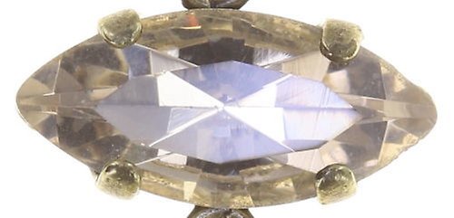 image for Earring Stud Dangling Mix the Rocks Crystal Blush Beige 