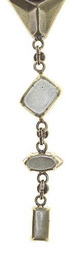 image pour Clou d'oreille pendant Mix the Rocks Rose Cristal Beige 