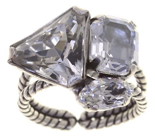 image for Ring Mix the Rocks Crystal White white 