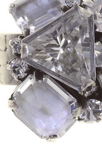 image for Ring Mix the Rocks Crystal White white 