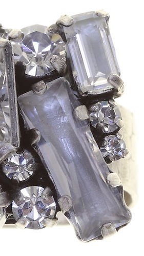 image for Ring Mix the Rocks Crystal White white 