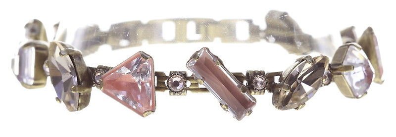 image pour Bracelet Mix the Rocks Rose Cristal Beige 