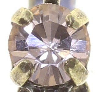 Kép Earring eurowire dangling Mix the Rocks Crystal Blush Beige 