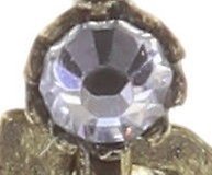 image pour Boucles d'oreilles pendantes Textures Under The Sea crystal white 