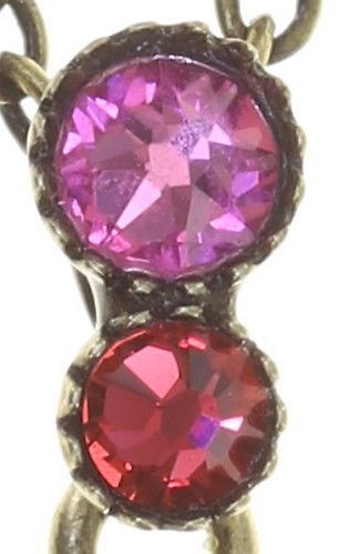 image pour Collier pendant Water Cascade Rose Fou Pink 