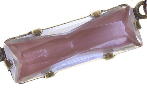 image for Necklace Mix the Rocks Crystal Blush Beige 